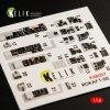 KELIK K48057 T-50 ROKAF INTERIOR 3D DECALS FOR ACADEMY KIT 1/48